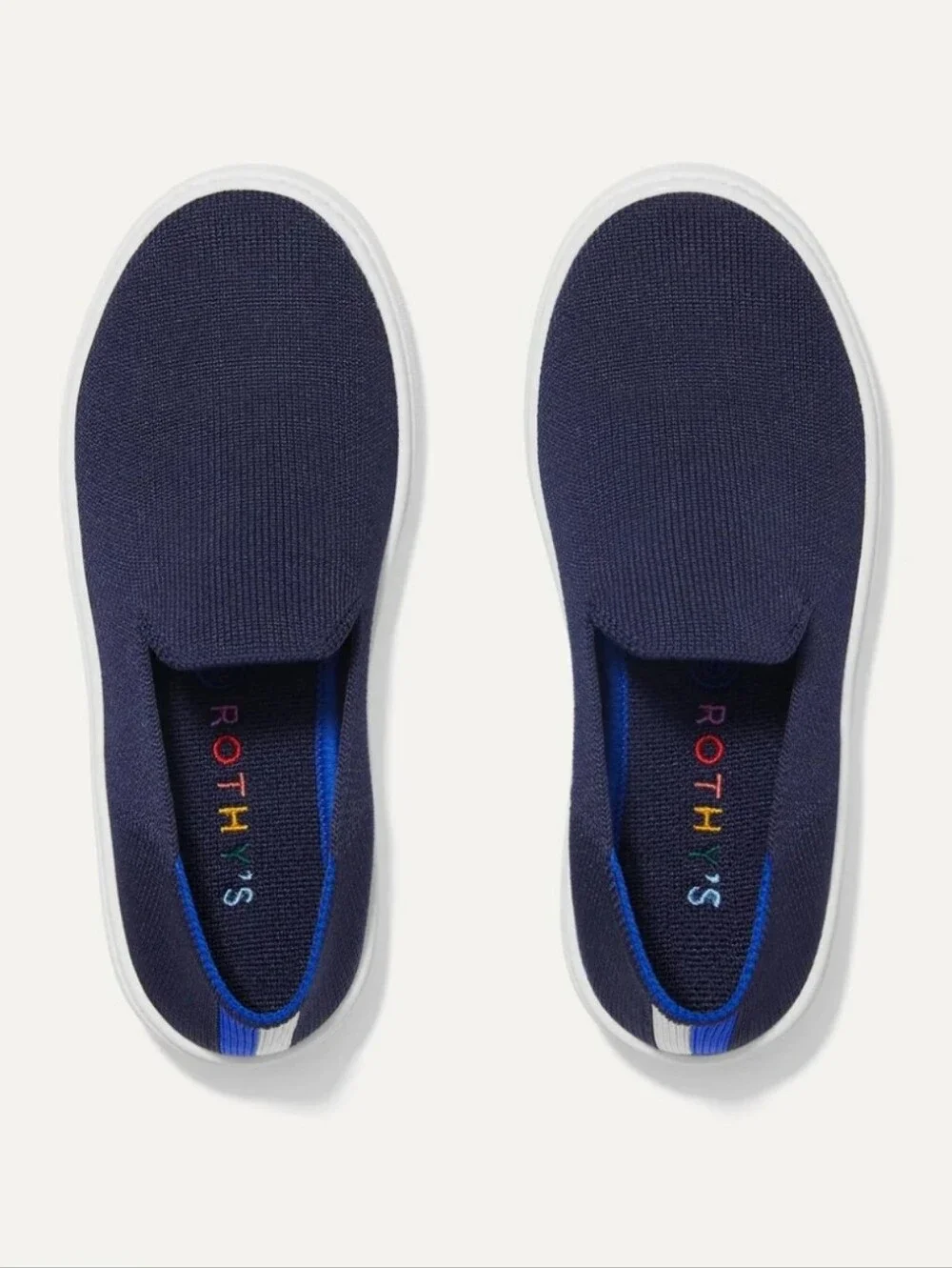 Rothy's Kids Navy Slip-On Sneakers